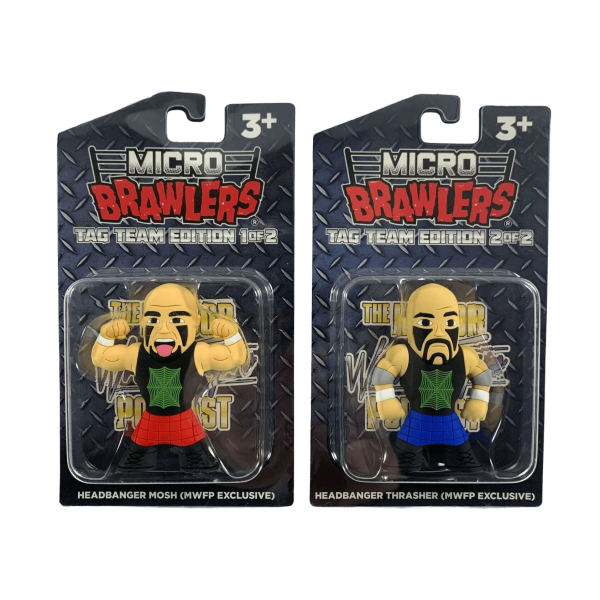 Micro Brawlers Headbangers: Mosh & Thrasher
