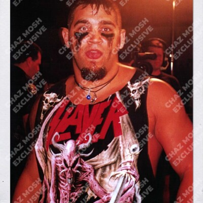 Signed 5x7 Photo #2: Slayer Shirt Portrait